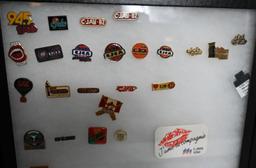 Radio Advertising Collector Pins Grouping