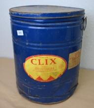 Large Antique Clix Shortening Tin