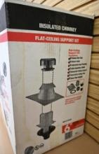 Insulated Chimney Flat Ceiling Support Kit