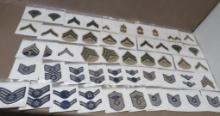USMC and Air Force Rank Patches