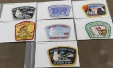 7 BSA Event Patches from the 1970s