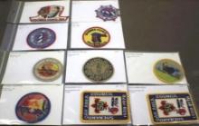 10 BSA Council Patches from Different Eras and Regions