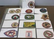 14 Mixed Vintage BSA Camp Patches