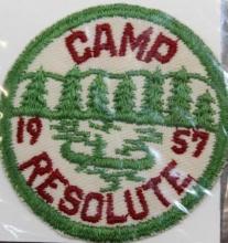 1957 BSA Camp Resolute Twill Patch