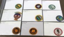 9 Early Small BSA Council Patches