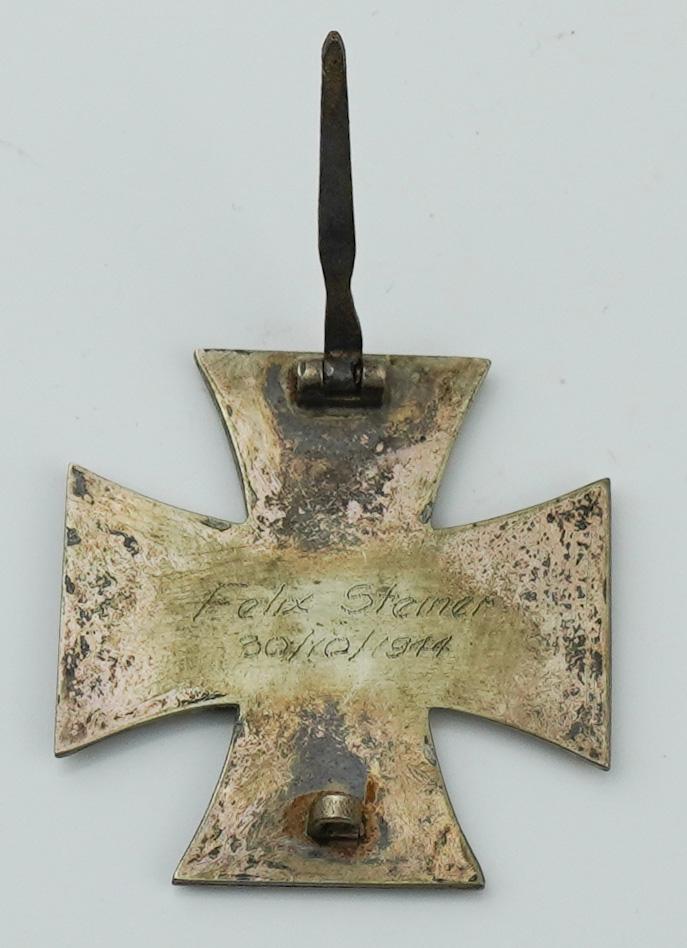 WWII German Named Iron Cross 1st Class