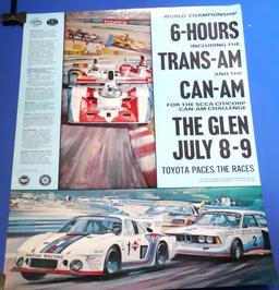 Factory Poster; Trans-Am 1980 and Watkins Glen 1978.