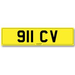 Registration Number "911 CV".