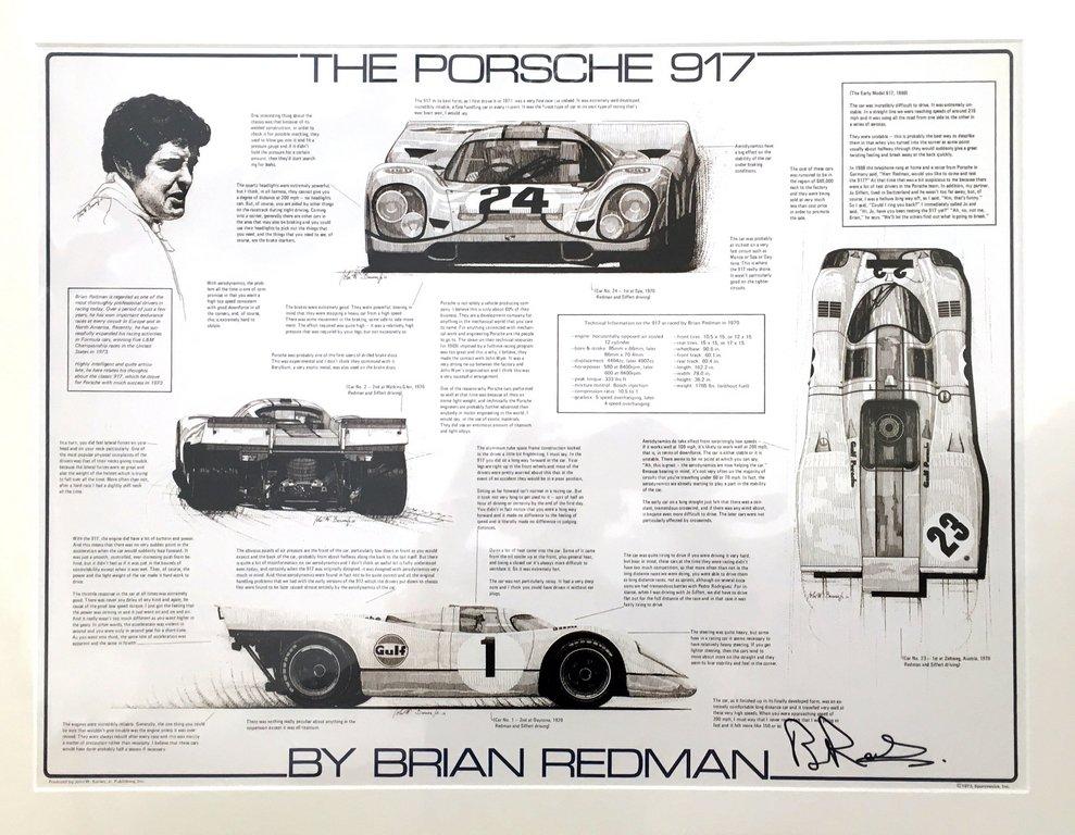 "The Porsche 917" by Brian Redman.