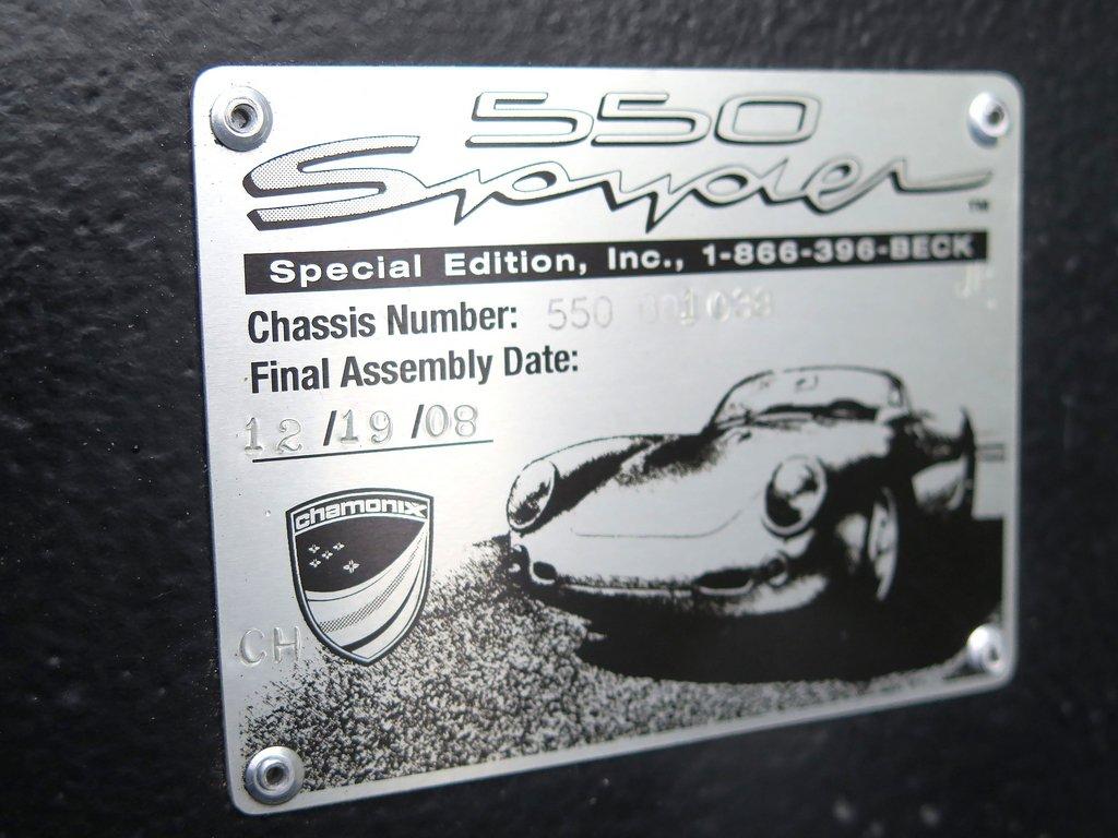 1955 Porsche Chamonix 550 Spyder