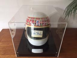 Sir Jackie Stewart OBE replica helmet