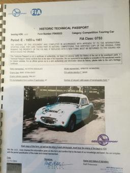1960 Austin Healey Frogeye FIA Historic Rally Car