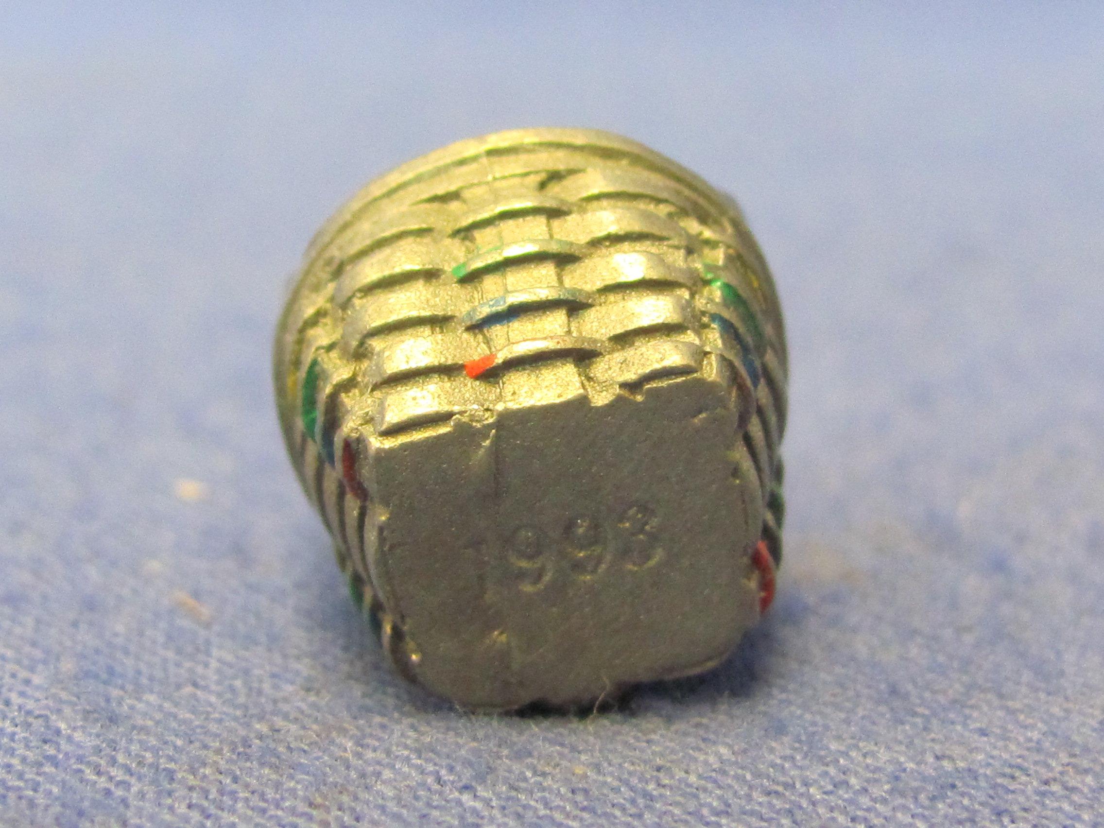 Miniature Metal Longaberger Baskets – 1 Tack Pin – 1 Pitcher – Tallest is 7/8”