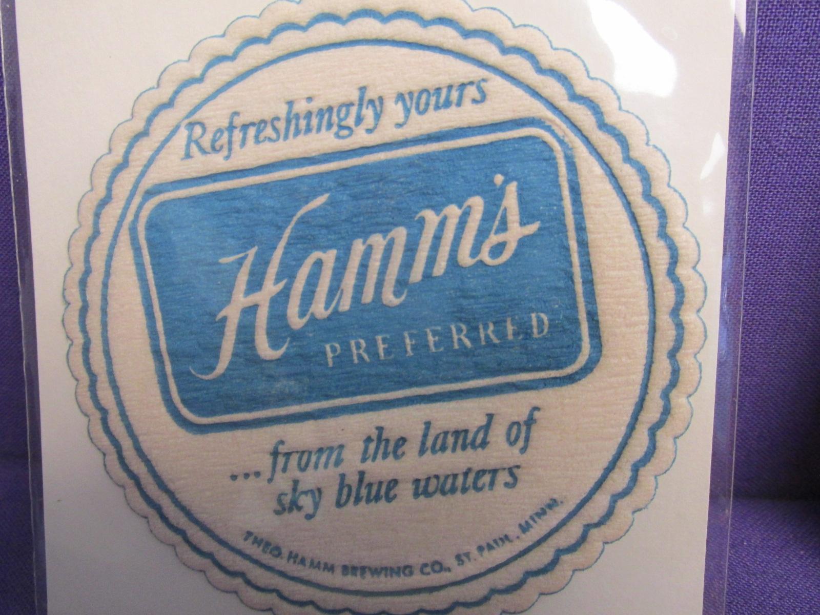 19 Hamm's Beer Coasters