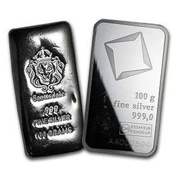 100 gram Silver Bar - Secondary Market