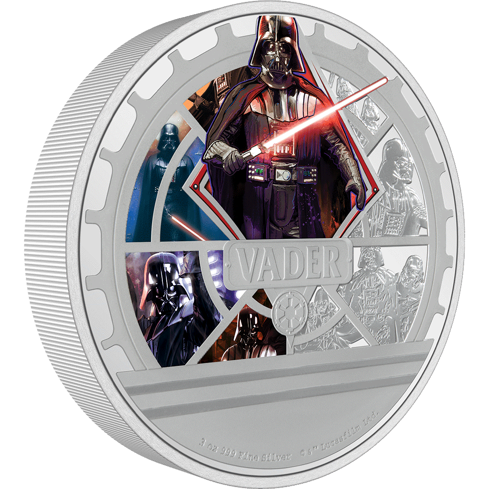 Star Wars(TM) Darth Vader(TM) 3oz Silver Coin