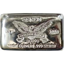 Golden Eagle 7 oz Silver Bar .999