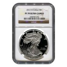 Certified Proof Silver Eagle 2013-W PF70 NGC