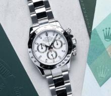 Used Rolex Steel Daytona 40mm Comes with box and papers