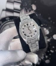 Custom Full Diamond Rolex Ref 126300 41mm (G-H, I1) Comes with Box & Appraisal