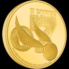 HARRY POTTER(TM) Classic - Golden Snitch(TM) 1/4 oz Gold Coin