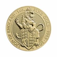 2016 1 oz British Gold Queen????????s Beast Lion Coin (BU)