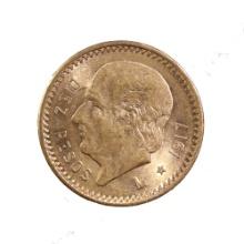 Mexico 10 Pesos Gold 1917 AU