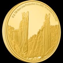 THE LORD OF THE RINGS(TM) ? Argonath 1/4oz Gold Coin