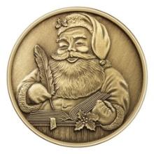 Christmas Bronze 2013 Santas List 1oz X-9