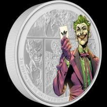 DC Villains - THE JOKER(TM) 3oz Silver Coin