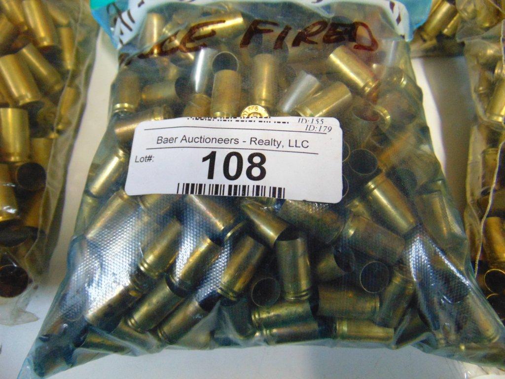 9mm - 500 count shell casings once fired