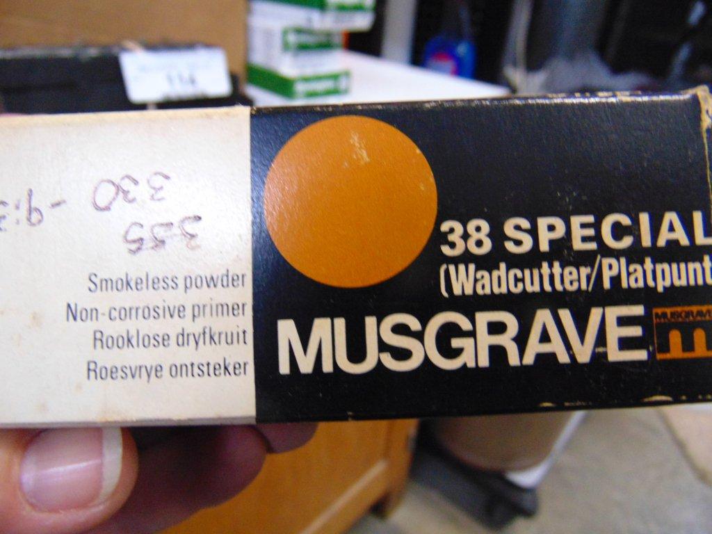 38 special musgrave shell casings
