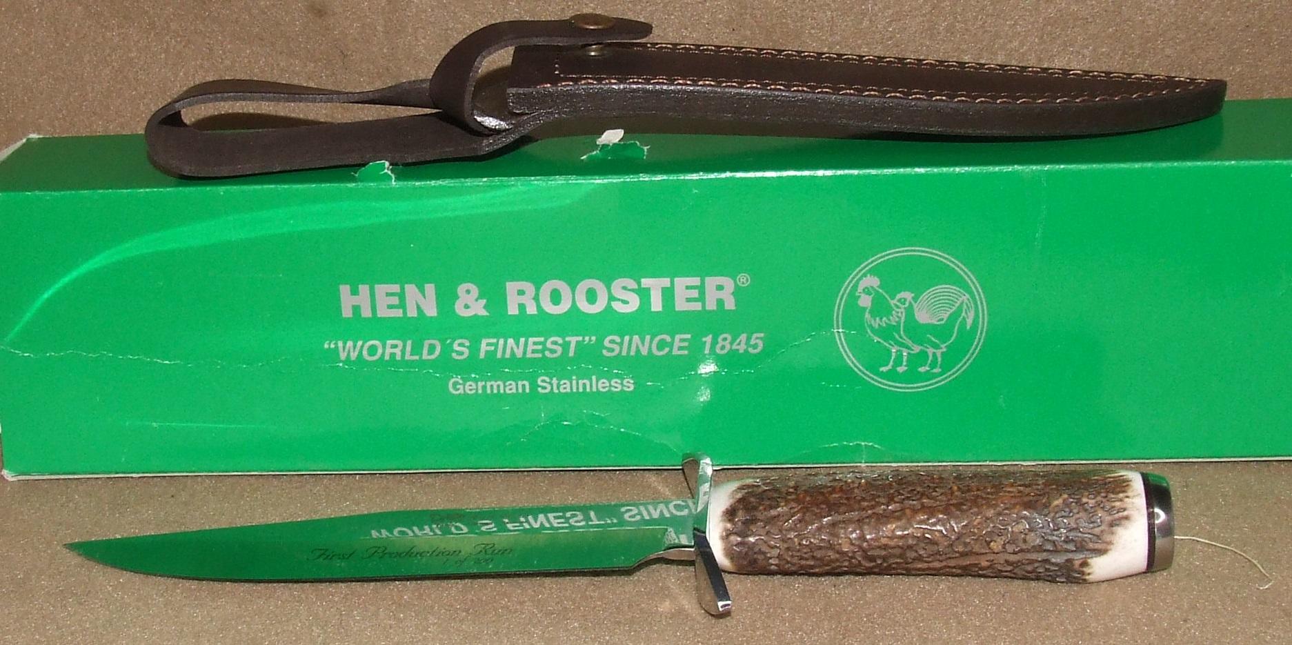 Hen & Rooster large Bowie 1st production Run