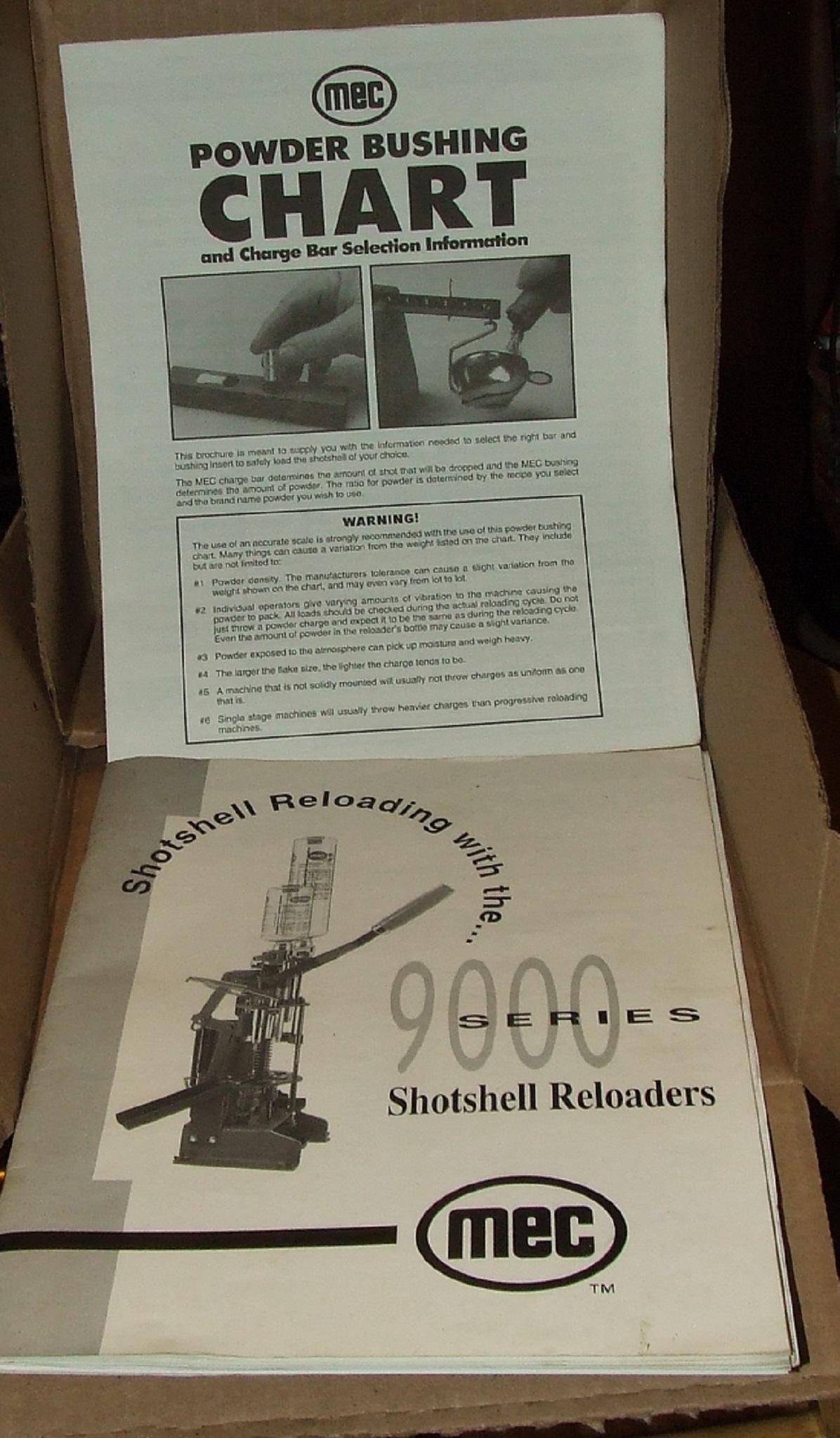 Mec 9000 Series Shotshell Reloader Manual