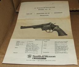 S&W Model 29 44 Magnum Box Sheet