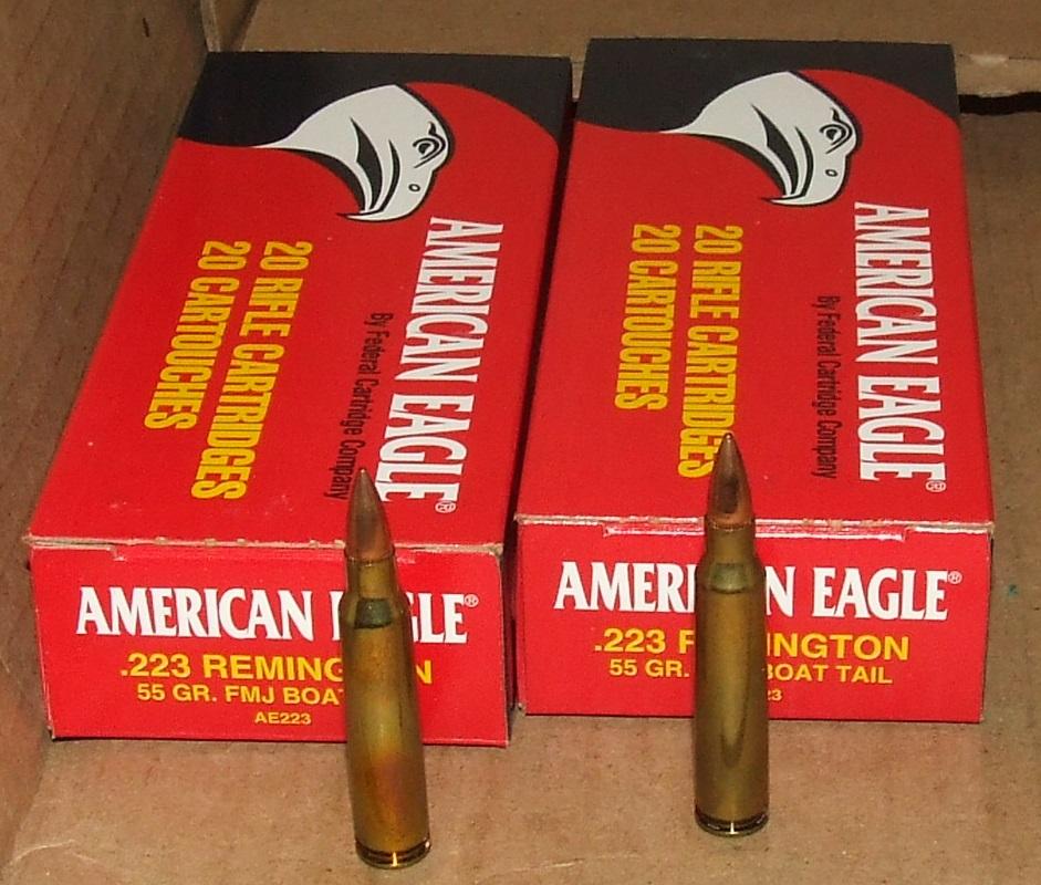 2 - 20 Rounds Fed American Eagle .223