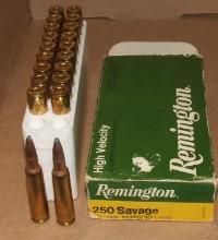 20 Rounds Remington 250 Savage