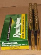 20 Rounds Remington 220 Swift