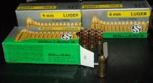 3 - 50 Rounds Sellier & Bellot 9mm Luger