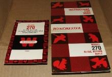 Winchester Model 270 Box Sheet & Hang Tag