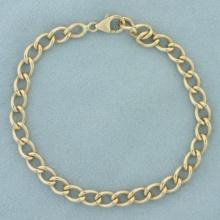 Curb Link Chain Bracelet In 14k Yellow Gold