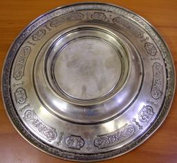 Vintage Gorham Durgin Footed Dish In Sterling Silver