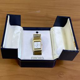 Ladies Concord Wristwatch In Solid 18k Yellow Gold
