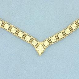 19 Inch Diamond Cut Sparkle Necklace In 14k Yellow Gold