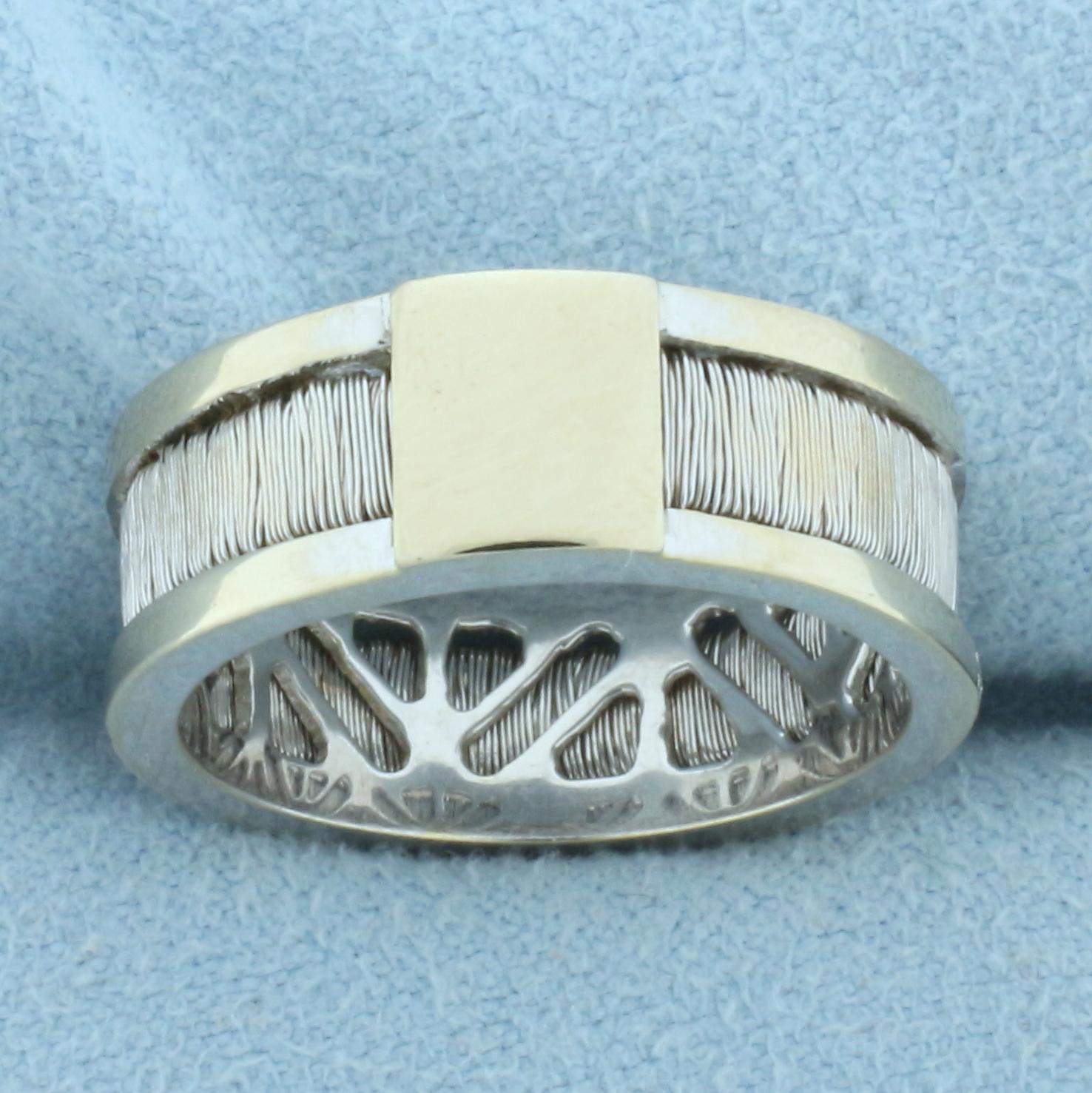 Yvel Designer Diamond Ring In 18k White Gold
