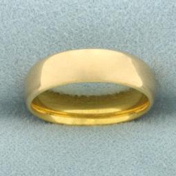 Womens Antique Wedding Band Ring In 22k Yellow Gold