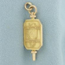 The Illinois Agriculturist Pendant Or Charm In 10k Yellow Gold