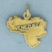 Venezuela Charm In 18k Yellow Gold