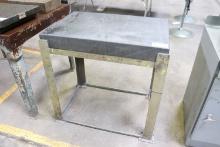 Granite top table, 3' x 2' x 3'