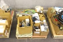 Pallet of Cables and Misc. Electrical Components